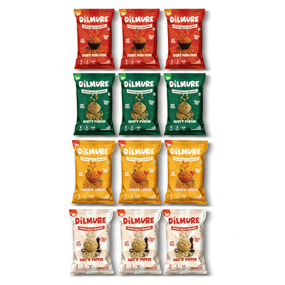 Dilmure Jowar Munchies Variety Combo - Pack of 80